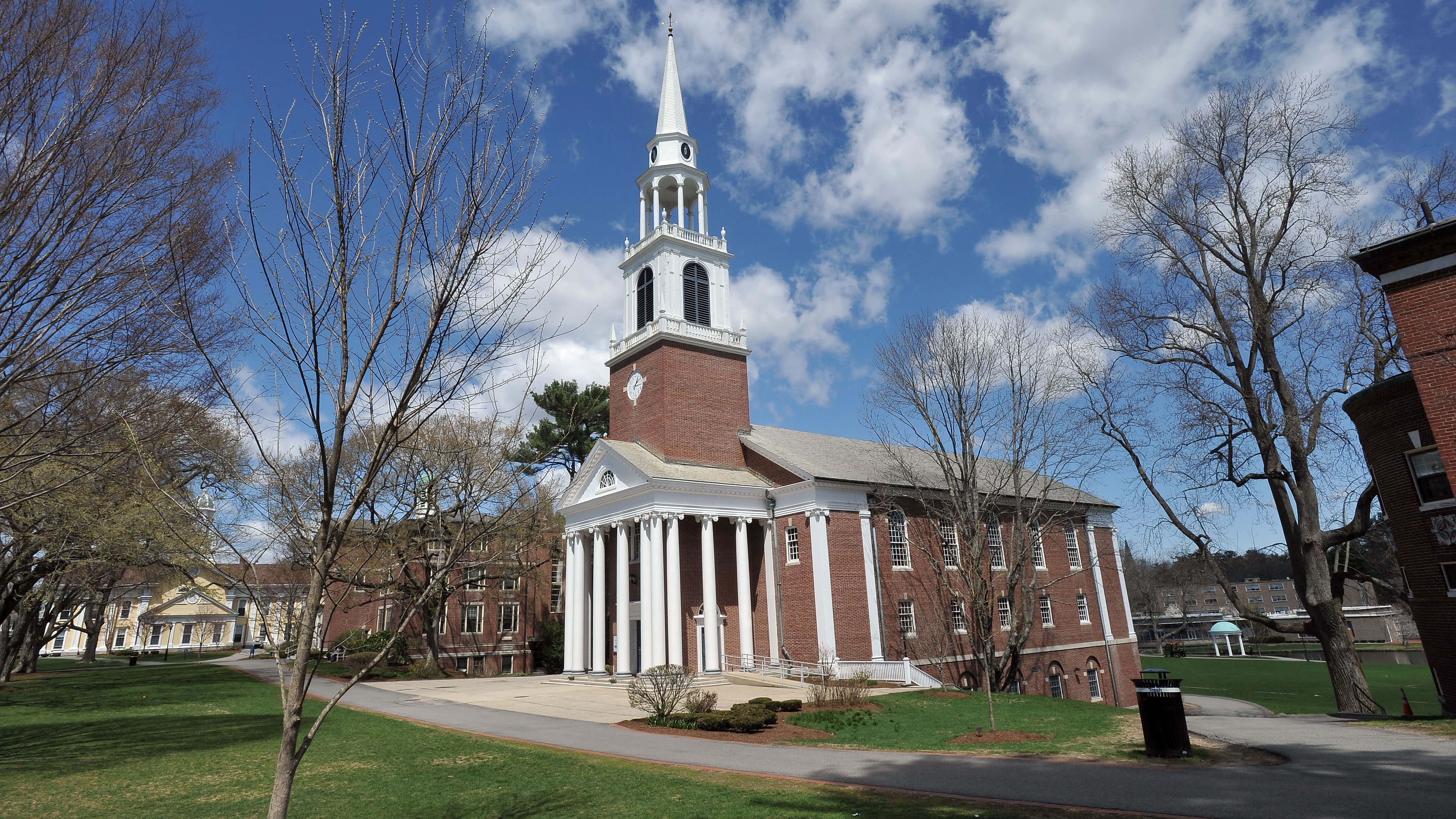 Cole Memorial Chapel Map Wheaton College Massachusetts