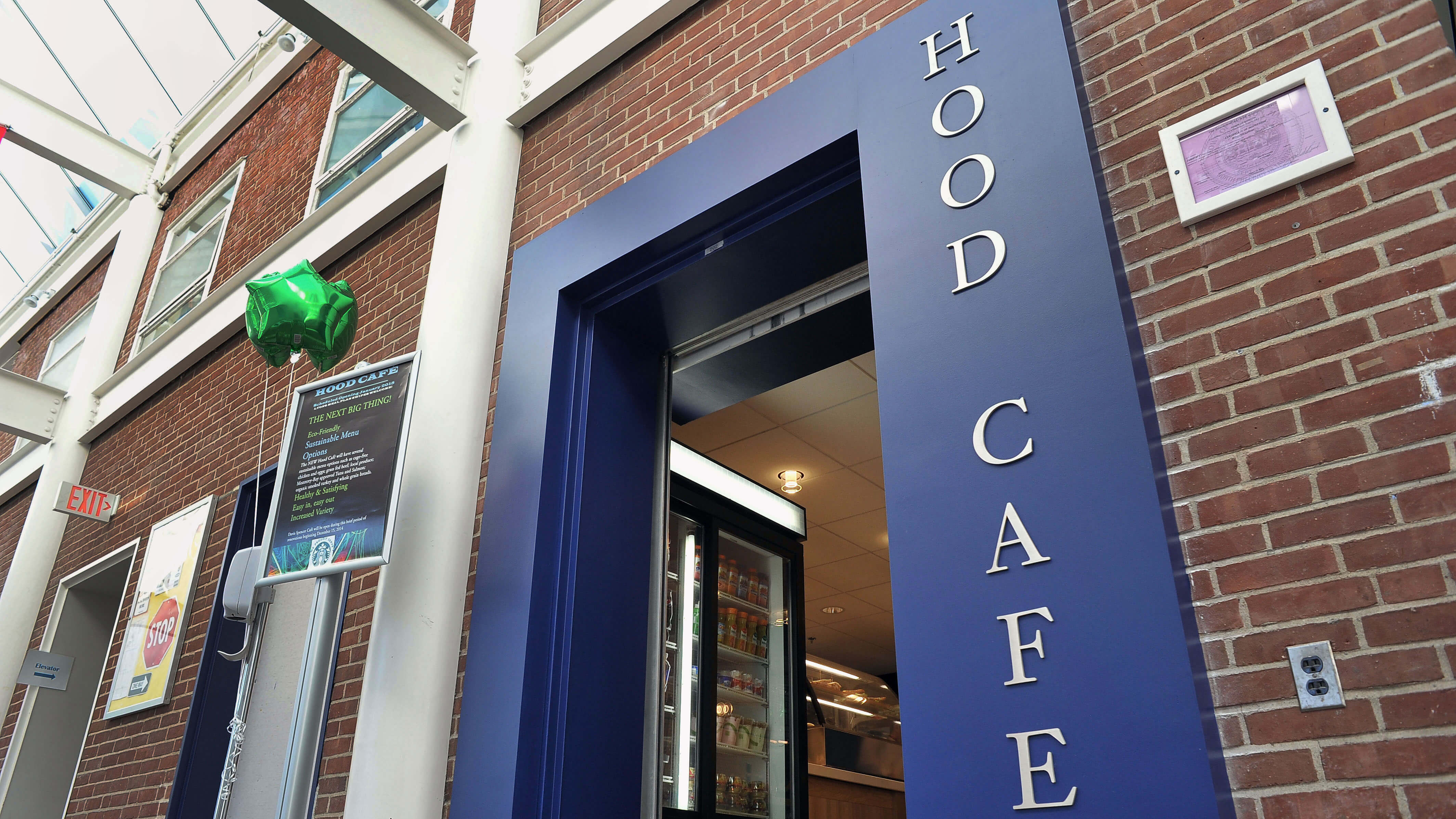 Hood Café Map Wheaton College Massachusetts